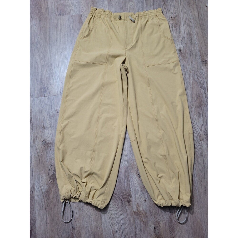 Anthropologie Beige Wide Leg Jumpsuit Pants